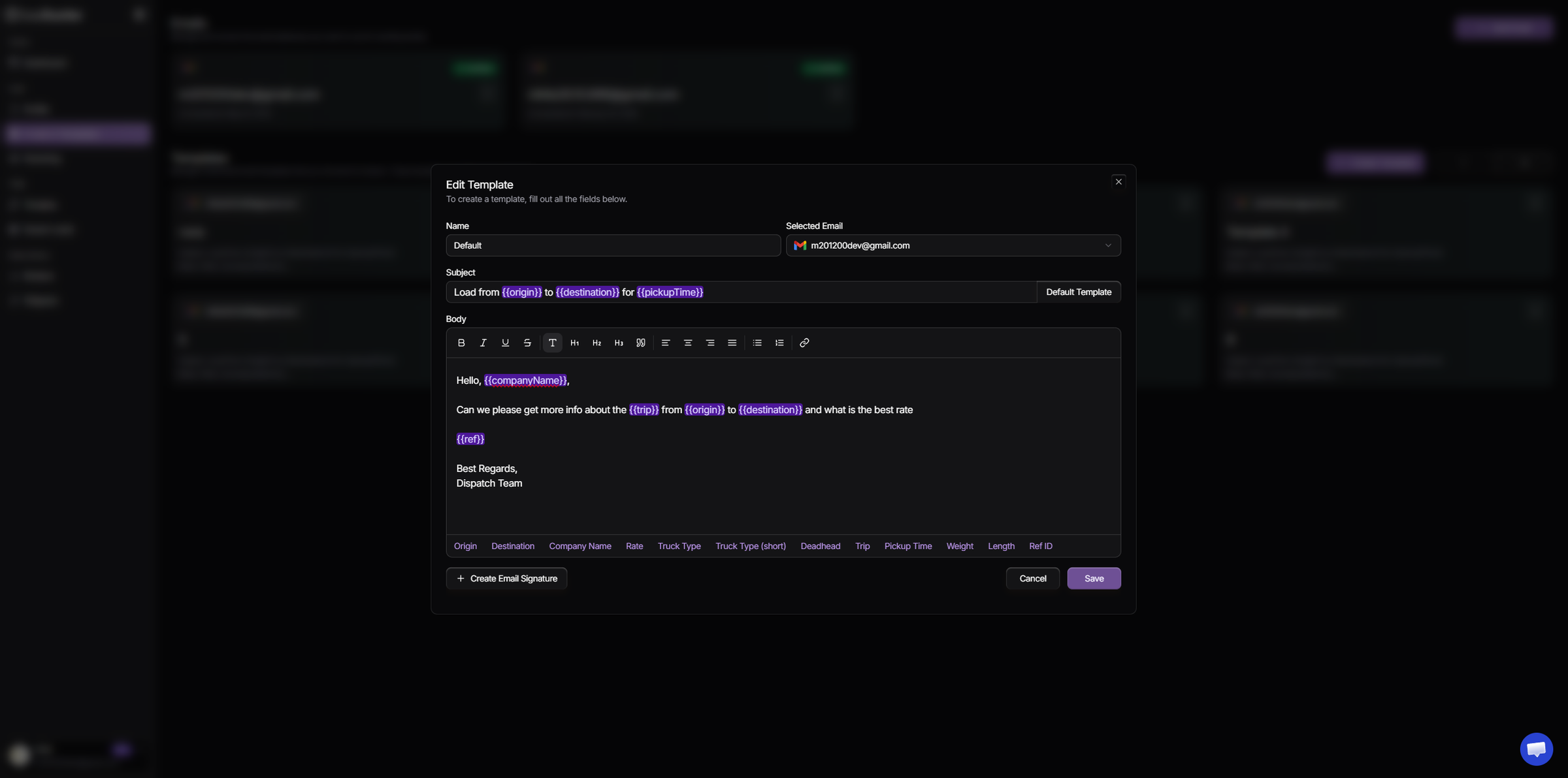 Dashboard screenshot 4